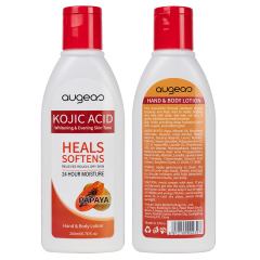Wholesale Natural Whitening Body Milk Skin Care Moisturizing Lightening Bleaching Kojic Acid Papaya Body Lotion for Black Skin
