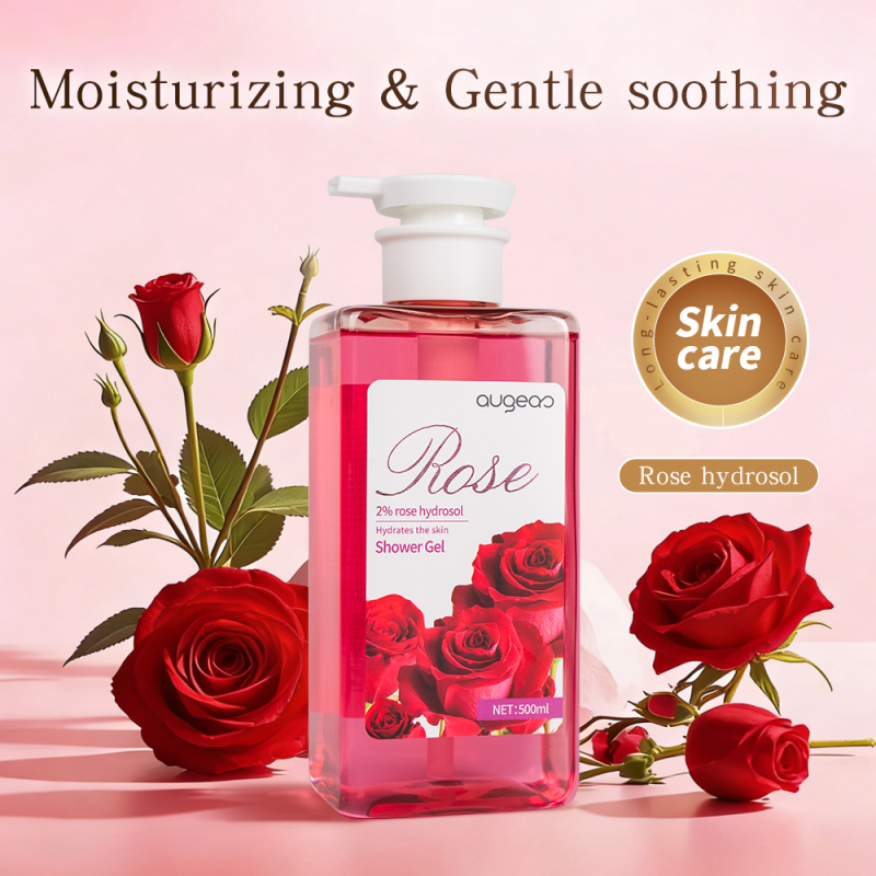 Wholesale High Quality Bath Sets Oil Control Jasmine Orange Grapefruit Mint Rose Whitening Shower Gel