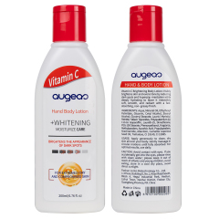 Wholesale Augeas Moisturizing Brightening Skin Whitening Vitamin C Body Lotion for Black Skin