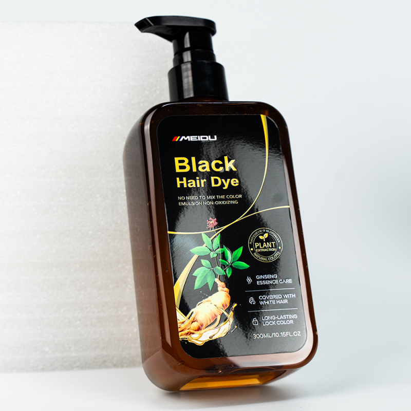 Natural Black Hair Color Dye Shampoo New Arrival Organic Non Allergic Fast Anti Grey White Hair for Men Women