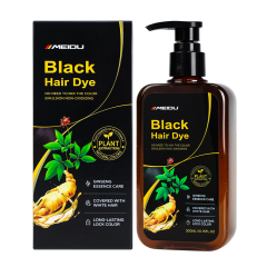 Natural Black Hair Color Dye Shampoo New Arrival Organic Non Allergic Fast Anti Grey White Hair for Men Women