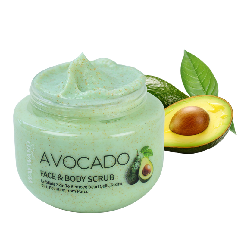 Private Label Custom logo Strawberry Exfoliating and Deeply Moisturizing Cream Foaming Face Body Scrub