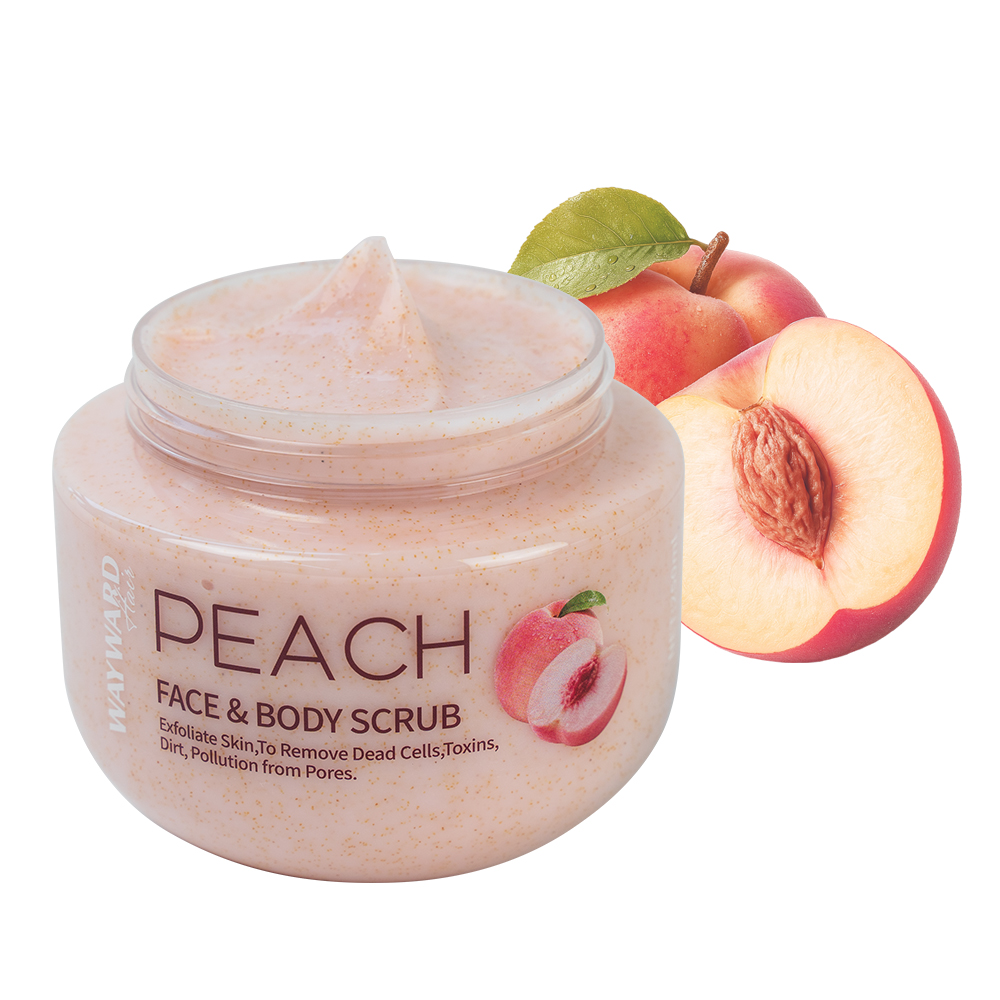Private Label Custom logo Strawberry Exfoliating and Deeply Moisturizing Cream Foaming Face Body Scrub