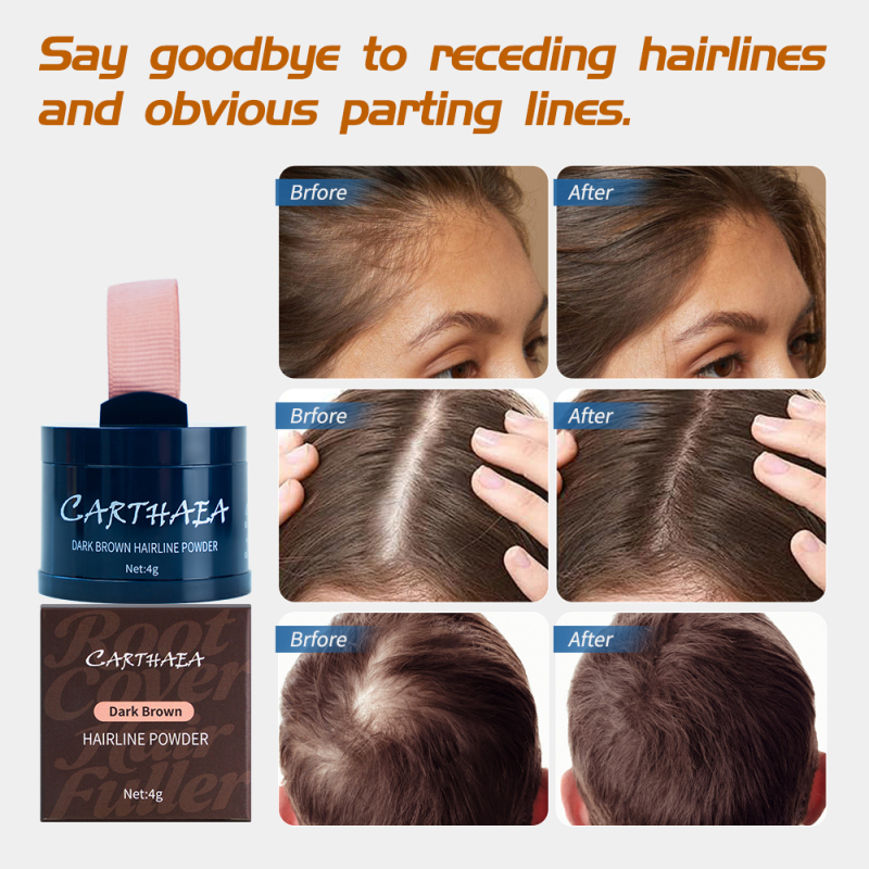 New Arrival Custom Logo Custom Logo Waterproof Hair Loss Concealer Shadow Thickening Powder Hairline Powder