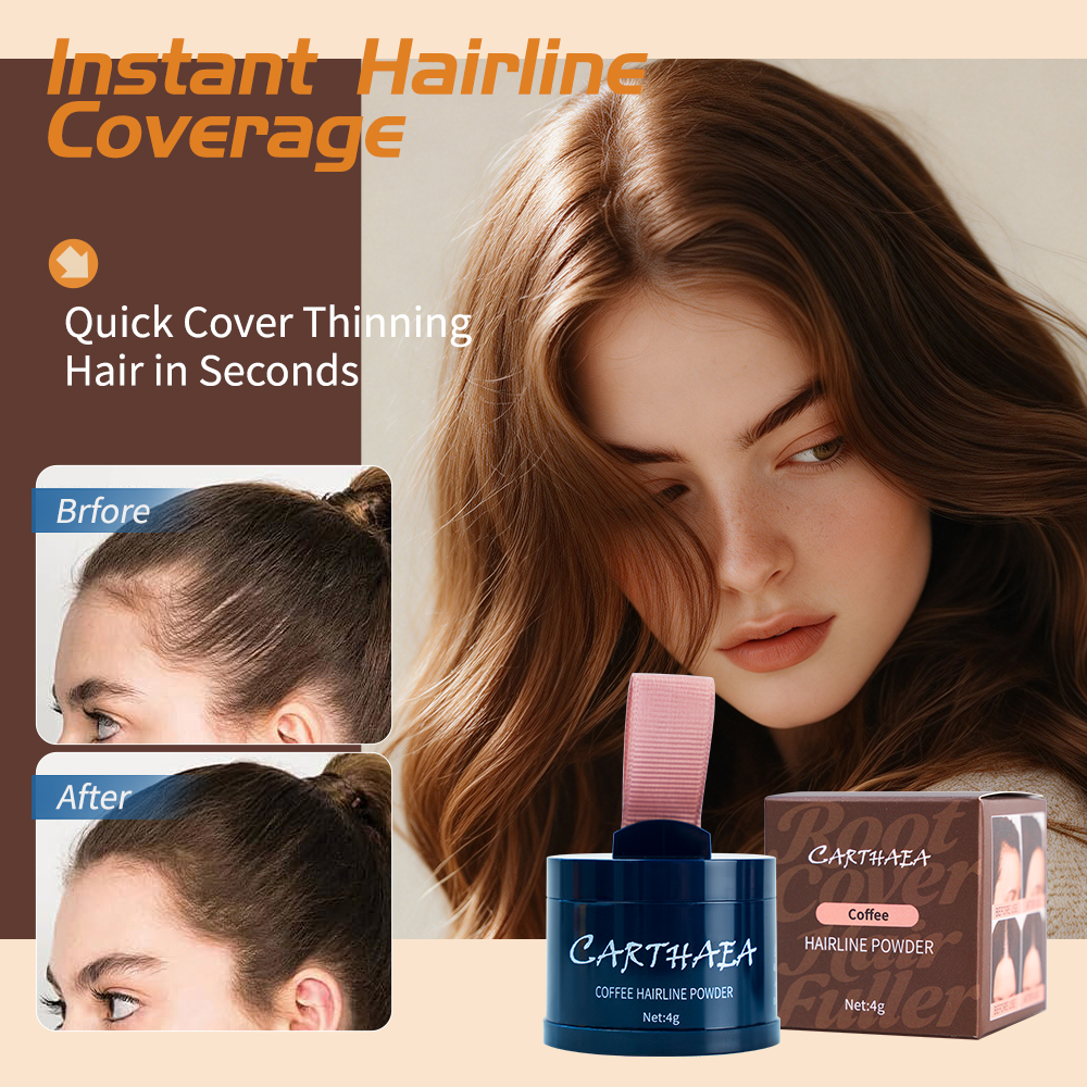 New Arrival Custom Logo Custom Logo Waterproof Hair Loss Concealer Shadow Thickening Powder Hairline Powder