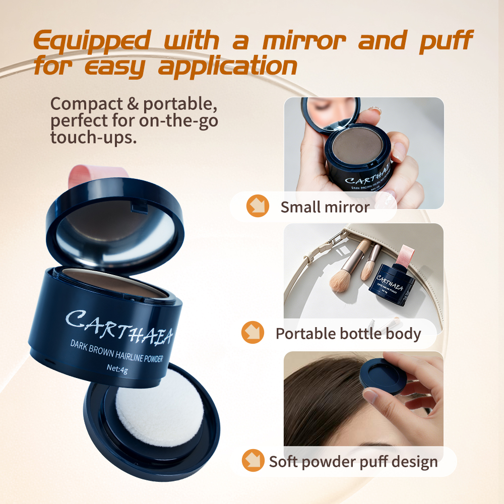 New Arrival Custom Logo Custom Logo Waterproof Hair Loss Concealer Shadow Thickening Powder Hairline Powder