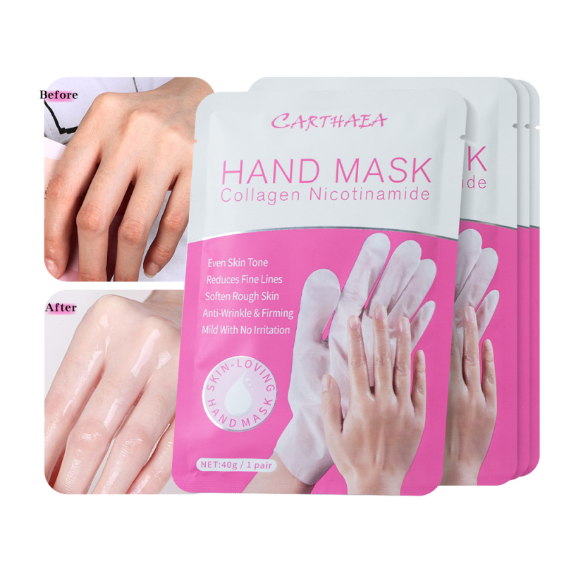 Wholesale Natural Skin Care Moisturizing Peeling Gloves Repairing Hand Mask Hand Sheet Mask Beauty Goat Milk Hand Mask