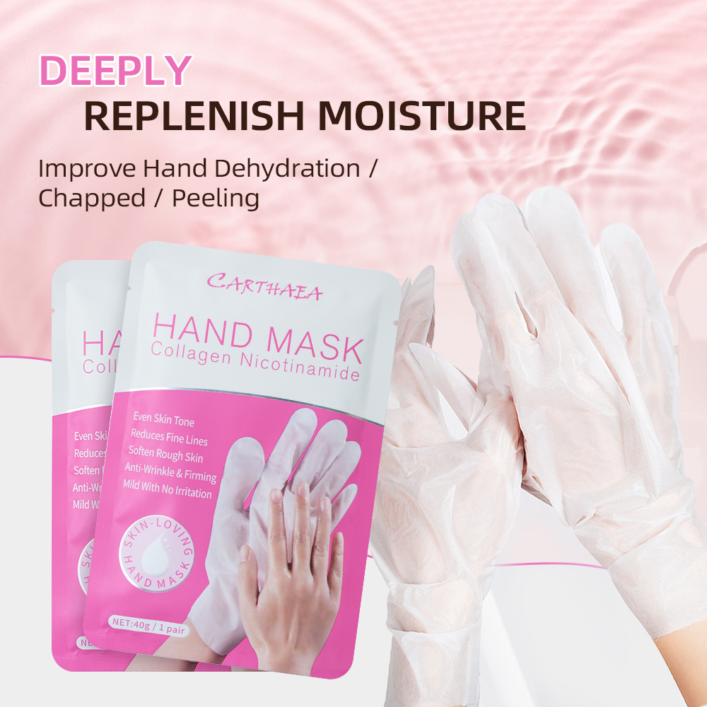 Wholesale Natural Skin Care Moisturizing Peeling Gloves Repairing Hand Mask Hand Sheet Mask Beauty Goat Milk Hand Mask