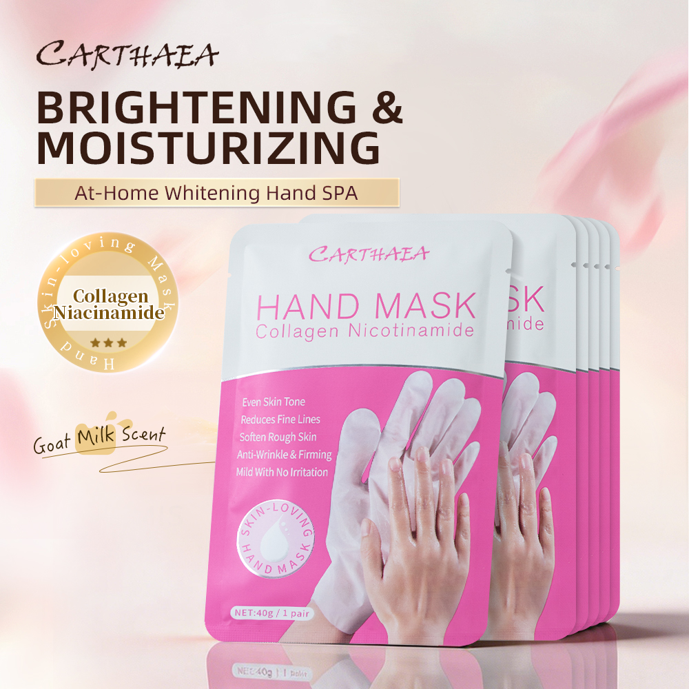 Wholesale Natural Skin Care Moisturizing Peeling Gloves Repairing Hand Mask Hand Sheet Mask Beauty Goat Milk Hand Mask