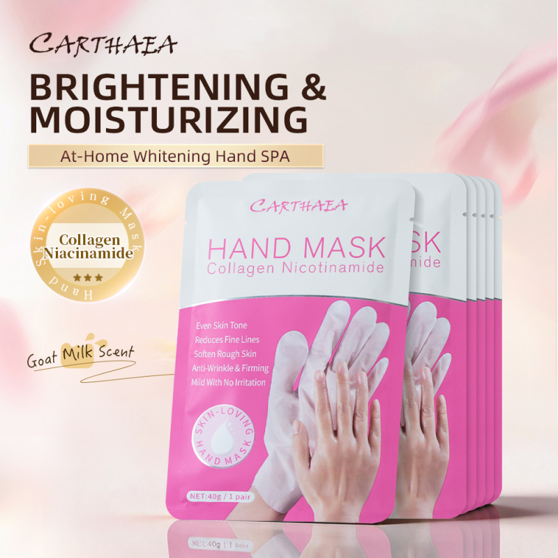 Wholesale Natural Skin Care Moisturizing Peeling Gloves Repairing Hand Mask Hand Sheet Mask Beauty Goat Milk Hand Mask