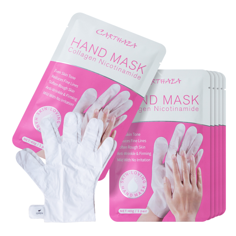 Wholesale Natural Skin Care Moisturizing Peeling Gloves Repairing Hand Mask Hand Sheet Mask Beauty Goat Milk Hand Mask