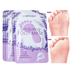 ALIVER Customized Lavender for Repairing Softened Exfoliating Foot Peel Sock Mask Exfoliating Natural Lavender Foot Peel Mask