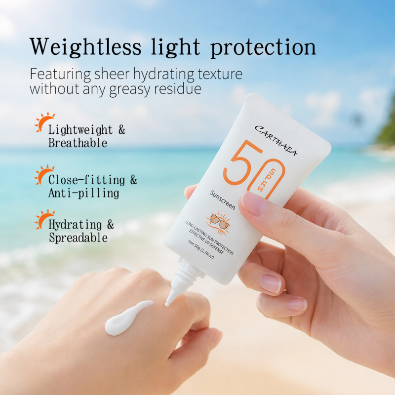 Private Label Sun Protection UV Protection Moisturizing Smooth Skin Lightweight Daily Care Sunscreen Lotion