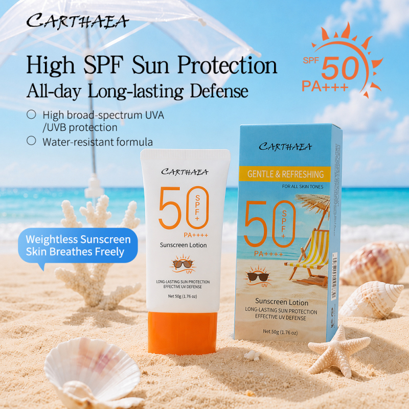 Private Label Sun Protection UV Protection Moisturizing Smooth Skin Lightweight Daily Care Sunscreen Lotion