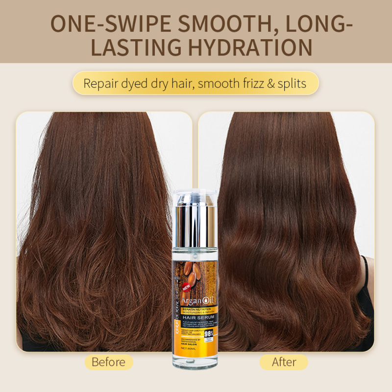 Wholesale Moroccan Argan Oil Hair Serum Nourishing Smoothing Anti Frizz Hair Care Oil