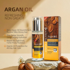 Wholesale Moroccan Argan Oil Hair Serum Nourishing Smoothing Anti Frizz Hair Care Oil