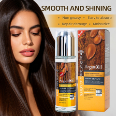 Wholesale Moroccan Argan Oil Hair Serum Nourishing Smoothing Anti Frizz Hair Care Oil