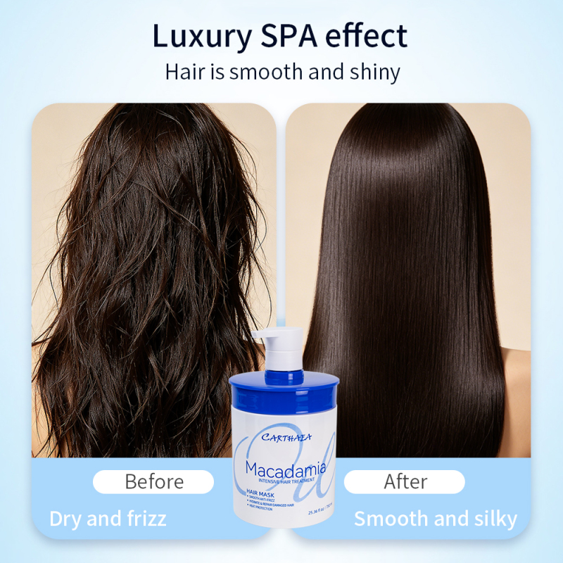 New Products Macadamia Oil Hair Mask Salon Spa Hair Treatment Hydrate Repair Damaged Color Protection Hair Care Mask