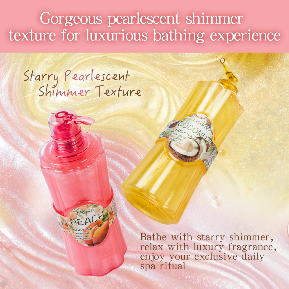 New Products Body Wash Natural Fruits Acid Extract Hydrating Nourishing Skin Care Dream Shimmer Scented Shower Gel
