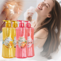 New Products Body Wash Natural Fruits Acid Extract Hydrating Nourishing Skin Care Dream Shimmer Scented Shower Gel