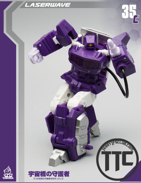 MechFansToys MFT  MF35C Laserwave Shockwave G1 Color Version