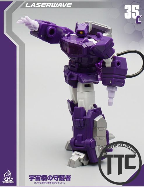 MechFansToys MFT  MF35C Laserwave Shockwave G1 Color Version