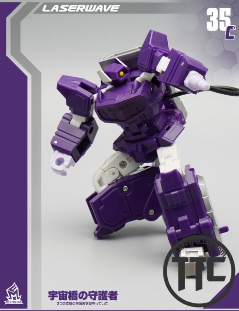 MechFansToys MFT  MF35C Laserwave Shockwave G1 Color Version