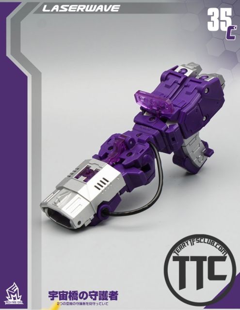 MechFansToys MFT  MF35C Laserwave Shockwave G1 Color Version