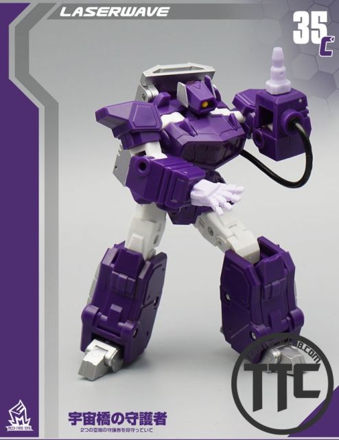 MechFansToys MFT  MF35C Laserwave Shockwave G1 Color Version