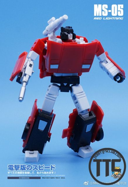 Mechfanstoys mechanic studio MS05 Red lightning Sideswipe