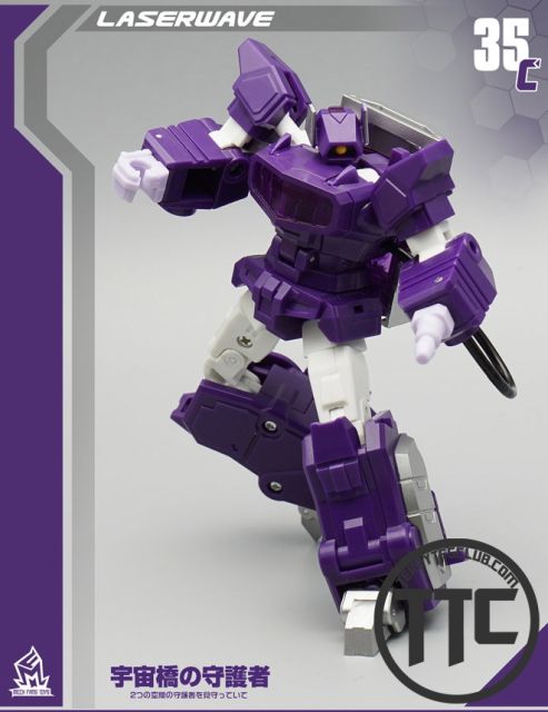 MechFansToys MFT  MF35C Laserwave Shockwave G1 Color Version