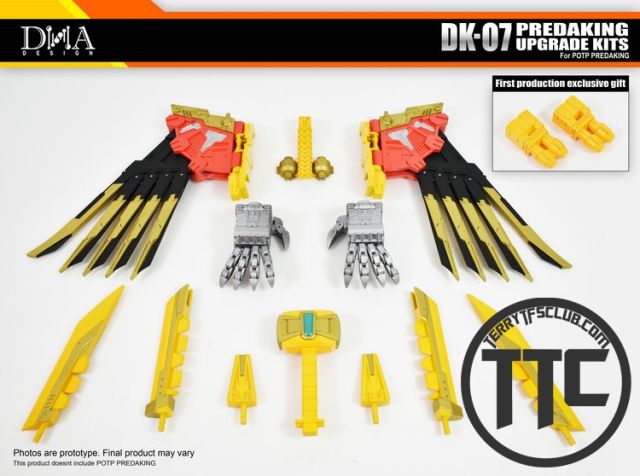 DNA Design DK-07 DK07 POTP Predaking Feral Rex Upgrade Kit