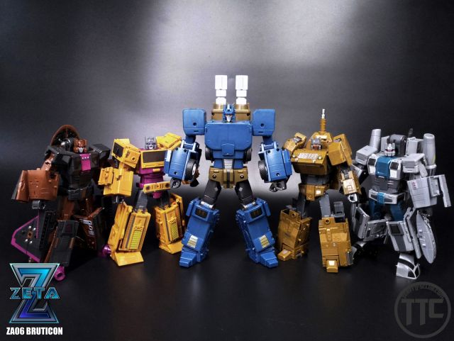 Zeta Toys ZT ZA06 Bruticon Bruticus Full Set of 5