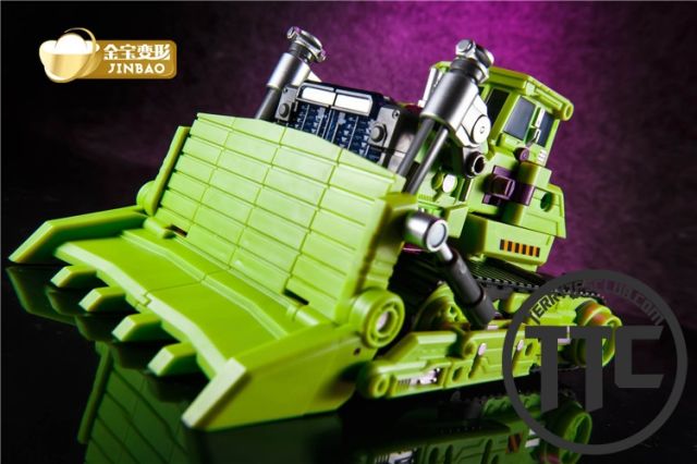 Jinbao Oversized Devastator Navvy &amp; Bulldozer Scavenger &amp; Bonecrusher SET A