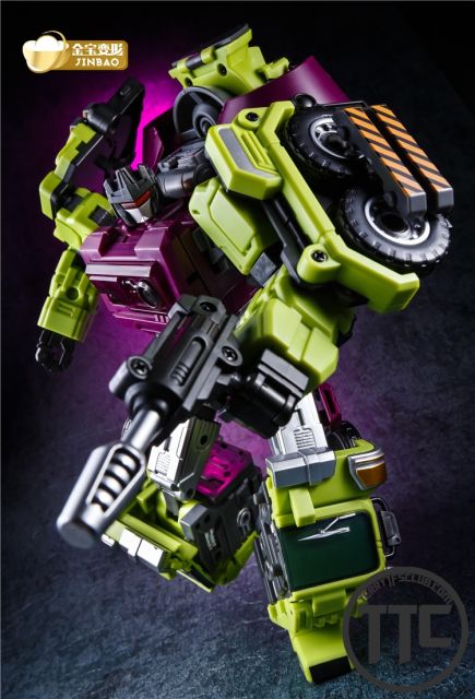 Jinbao Oversized Devastator Scrapper &amp; Mixmaster Set B