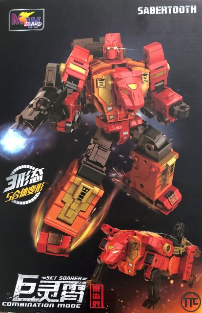 WeiJiang WJ Sky Soarer Sabertooth POTP Feral Rex Predaking