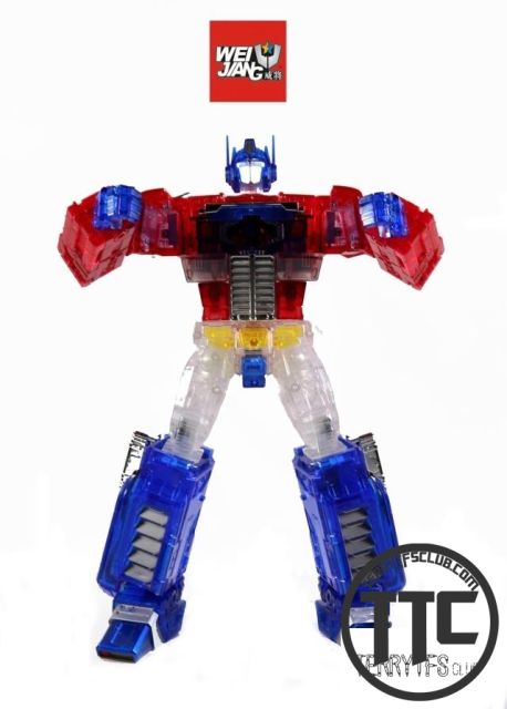 WeiJiang WJ MPP10A Optimus Prime Transparent Optimus Prime Oversized