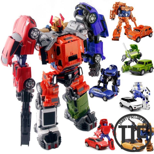 Weijiang WJ Throttlebots Team set of 6 with combiner parts