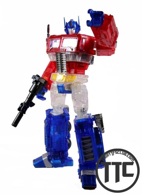 WeiJiang WJ MPP10A Optimus Prime Transparent Optimus Prime Oversized