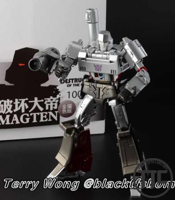 No brand Masterpiece MP36 MP-36 Magten Megatron metallic painting