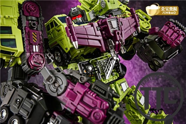 【FES】【NO BOX】Jinbao DF-03 Oversized OS Devastator Full Set of 6 Gravity Builder & Drill Kit & Armor Kit