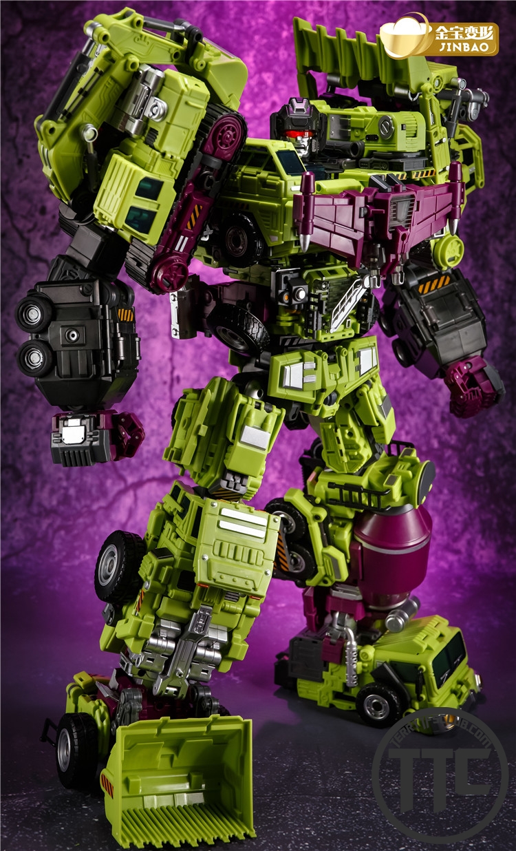 NO BOX】Jinbao DF-03 Oversized OS Devastator Full Set of 6 Gravity