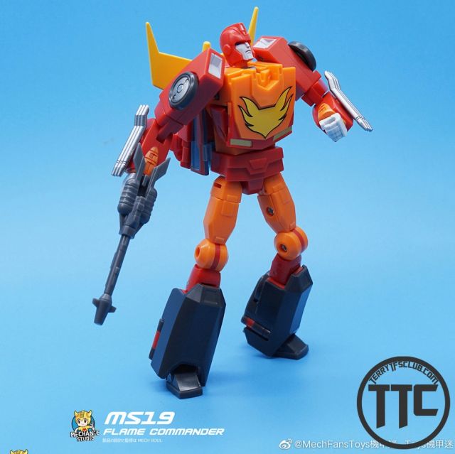 MechFansToys Mech Soul MS19 Flame Commander Rodimus Prime Hot Rod