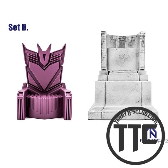 NewAge Core Scenery Megatron Tyrant Throne &amp; Lincol-n’s Ceremonial Chair Set B