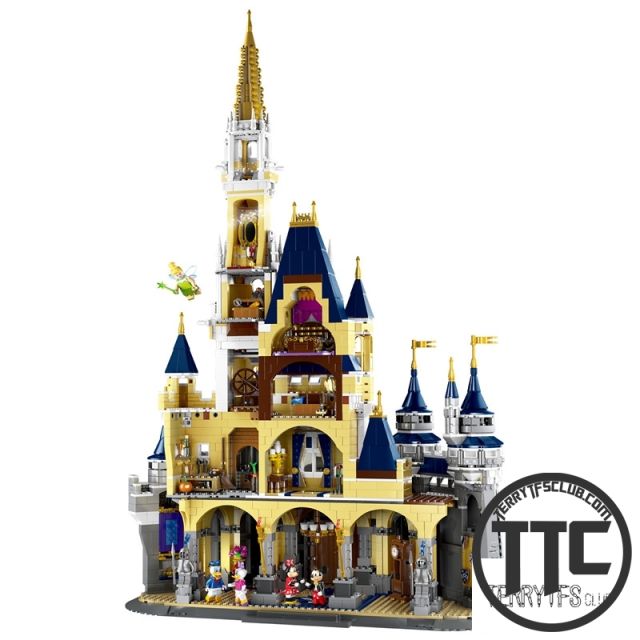 No box - Shuangxiang SX6005 4190PCS Disne-y Castle Legoing bricks