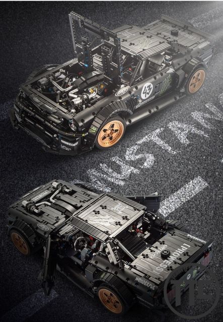 DECOOL 33003 1:8 Ford Mustang Hoonicorn Legoing bricks