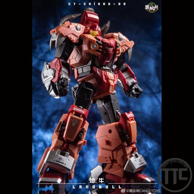 Cang-Toys CT-Chiyou-02 Landbull Tantrum Predaking Combiner