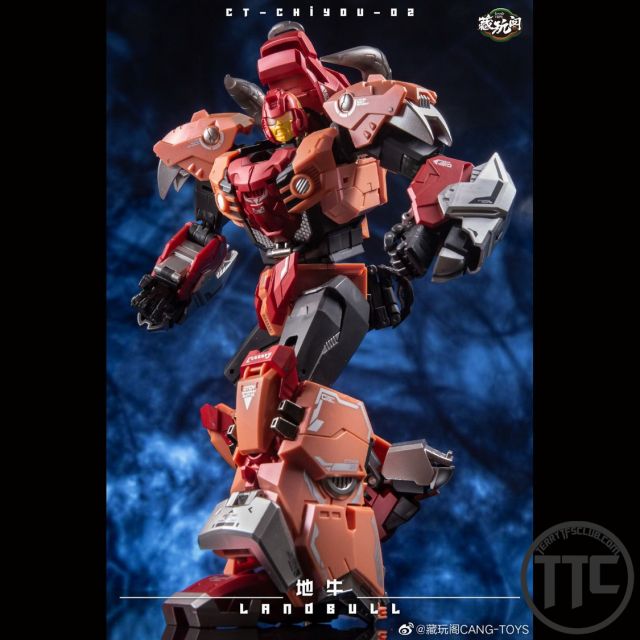 Cang-Toys CT-Chiyou-02 Landbull Tantrum Predaking Combiner