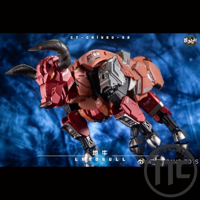 Cang-Toys CT-Chiyou-02 Landbull Tantrum Predaking Combiner