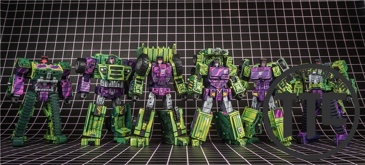Toyworld TW TW-C07A TWC07A Constructor Devastator Cel Cell Shaded